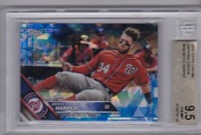 BRYCE HARPER 2016 Topps Chrome Sapphire #100 BGS 9.5