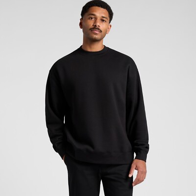AS COLOUR Relax Crew Sweatshirt 5160 Black sz.L