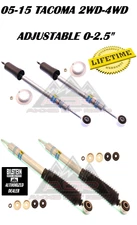 BILSTEIN ADJUSTABLE FRONT/REAR 5100 SHOCKS FOR 05-15 TOYOTA TACOMA 2WD 4WD 4x4  