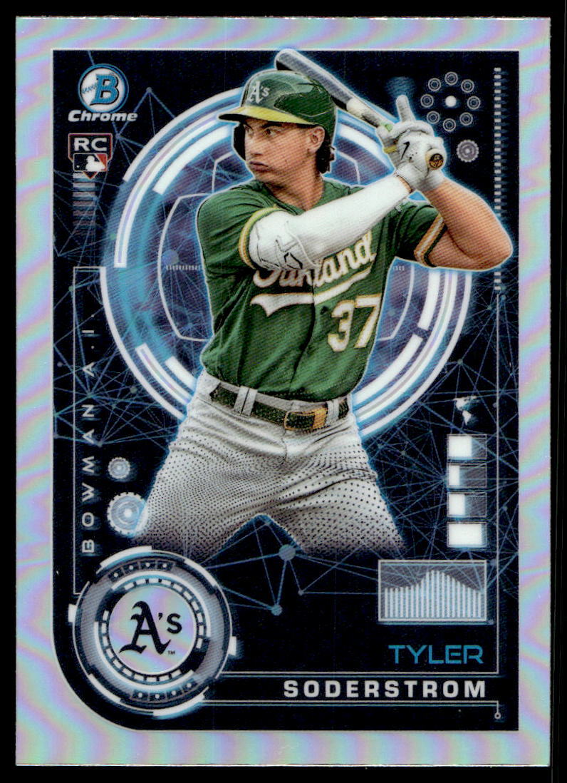 2024 Bowman Chrome AI BAI-4 Tyler Soderstrom Oakland A