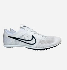 Nike Zoom Mamba 6 White Men Running Field Track Spikes DR2733-100 Sz 11.5