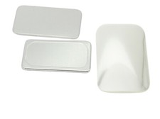 ChiButtons Flat Back Parts - Rectangle 50x90mm Flat Back Button 100 sets