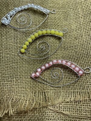 3 Pc Set Egyptian Eye Pendants Charms