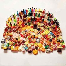 25pcs 1/12 Scale Dollhouse Miniature Drinks Bottle Food Kitchen Lot Accessories