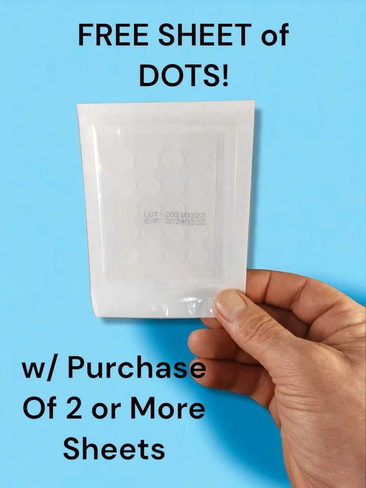 40 Acne Dots, Pimple Patches, Cystic Acne, Boils, Hydrocolloid Acne Spot Sticker - Image 4 of 4