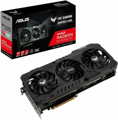 ASUS TUF Gaming Radeon RX 6700 XT OC Edition, 12GB GDDR6 Graphics Card (TUF-RX67