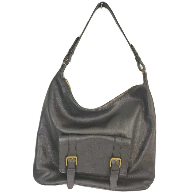Fossil Cleo Hobo Shoulder Bag Black 