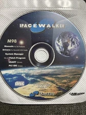 Vintage Spacewalker M98 Drivers and Manuals CD, System Manager Shuttle Inc
