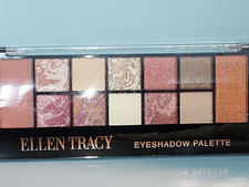 Ellen Tracy  12 PIECE EYESHADOW PALETTE  Never Used SOME SHIMMERY