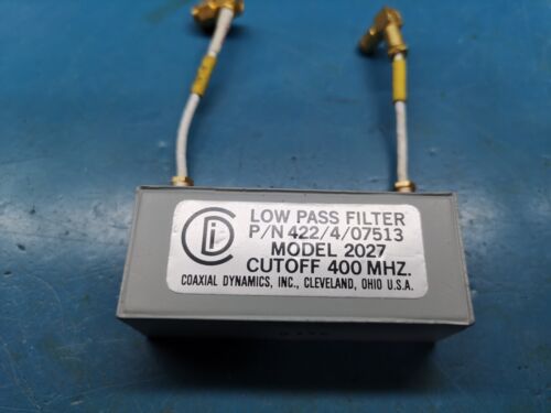 Coaxial Dynamics Low Pass Filter 400MHz Cut Off - Afbeelding 2 van 7