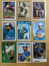Toronto Blue Jays Baseball Team Lot of 140 cards Bell Fielder Fernandez Winfield