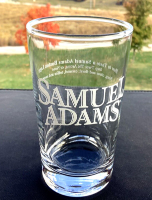 Samuel Adams Beer Taster Glasses How to Taste Beer, This Glass is Step #2, 4.25''