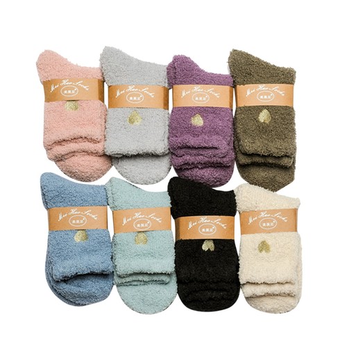 Womens Fuzzy Socks Winter Warm Fluffy Socks Athletic Outdoor Sports Sleep Socks - Bild 2 von 47