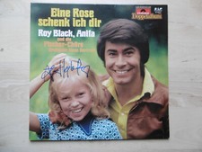 Anita Hegerland Roy Black Autogramm signed LP-Cover Eine Rose schenk ich d Vinyl