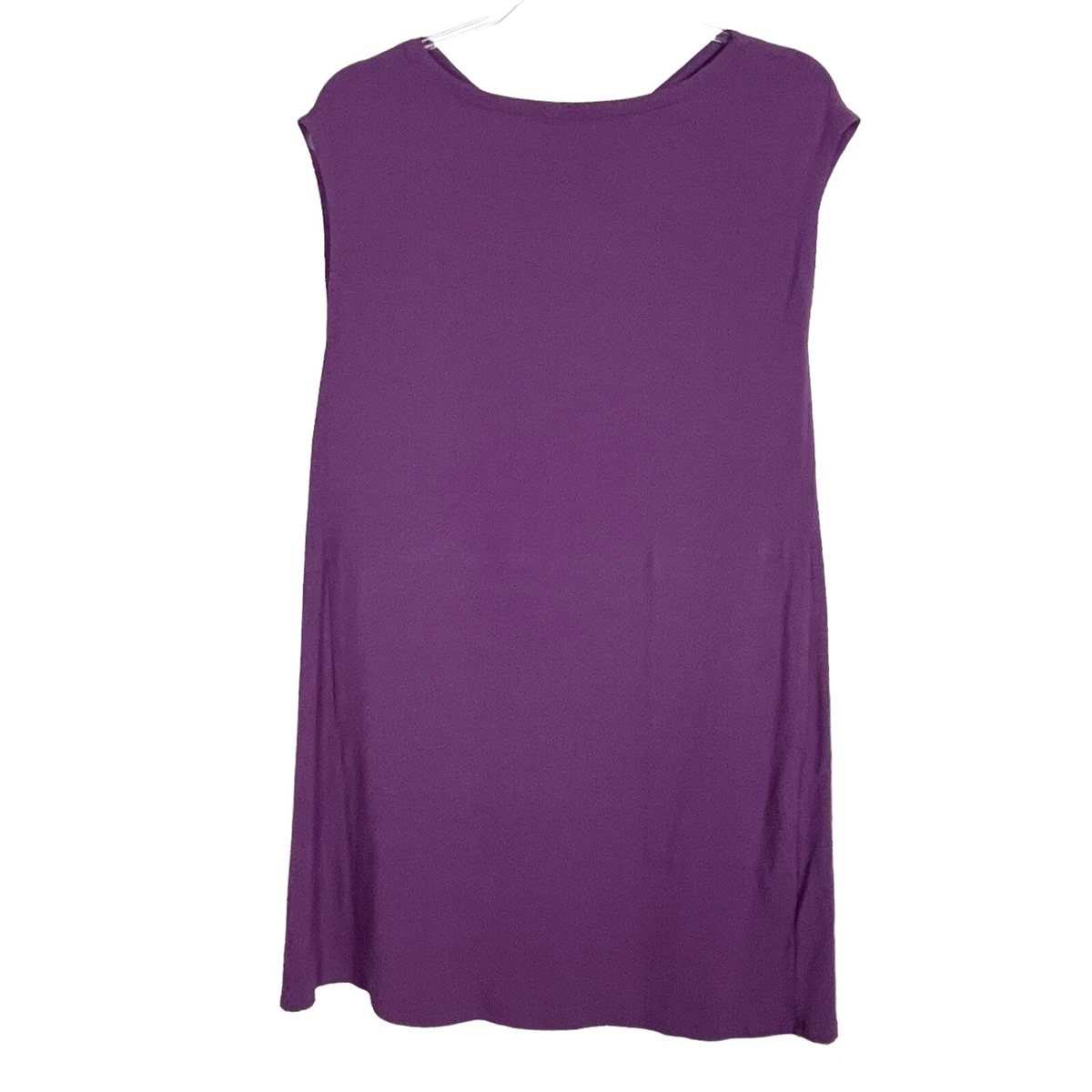 Eileen fisher sale purple dress