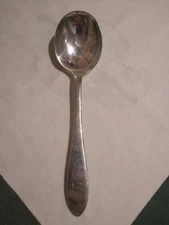   1920-50 Greenbrier Resort Hotel silver large Springhouse Gumbo 7" Spoon x3