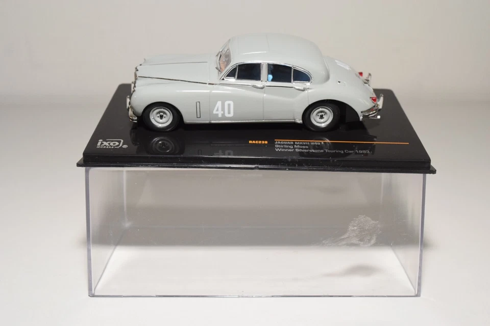 A39 1:43 IXO RAC238 JAGUAR MKVII #40 MUSGO AGITADO SILVERSTONE 1953 SIN USAR, EN CAJA RARO Foto 2 de 4