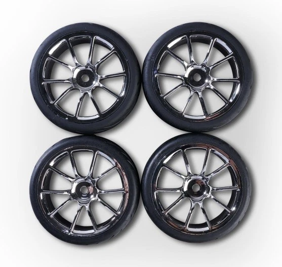 CARSON R/C RADSATZ 1:10 " 10-SPOKE " IN CHROM # 500900186 - Bild 3 von 3