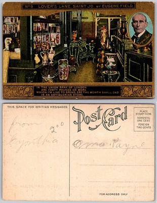 Lovers Lane Saint Jo Postcard