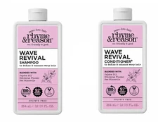 Rhyme & Reason Wave Revival Shampoo & Conditioner Set 12 fl oz  Curl-Enhancing