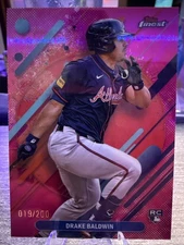 2025 Topps Finest - Rare Drake Baldwin #287 Magenta Refractor 19/200 (RC)