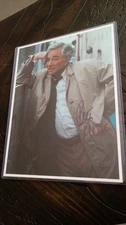 SIGNED Columbo RARE Peter Falk AUTOGRAPHED Iconic Detective RIP Classic Photo