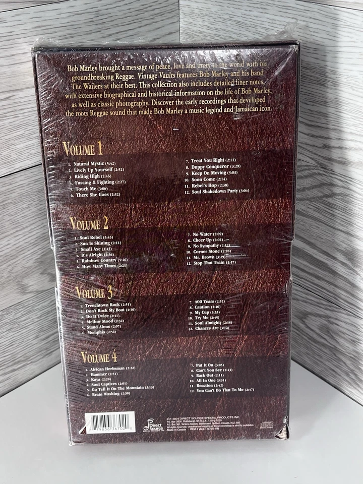 Direct Source Special Products "Bob Marley" Vintage Vaults 4 CD Box Set - Image 2 of 4