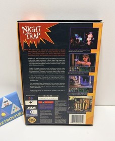 Night Trap SEGA CD 32X  | Genesis | Tested Working | Free UK Postage