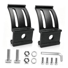 2 PCS LED Light Bar Side Mounting Brackets, Adjustable Mounting Double-Slot