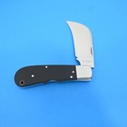 A.G. RUSSELL LARGE HAWKBILL BLACK MICARTA PRUNER KNIFE (BEAK) -MINT — photo 7