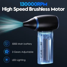 Rechargeable Turbo Blower Jet Fan Violent Turbofan Brushless Motor 130000RPM Gsn