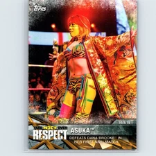 2017 Topps WWE Women's Division Asuka #NXT-5 NXT Matches and Moments