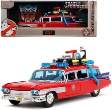 Jada - Transformers X Ghostbusters ECTO-1 W/ Prime Graphiques Moulé 1:3 2 Jouet