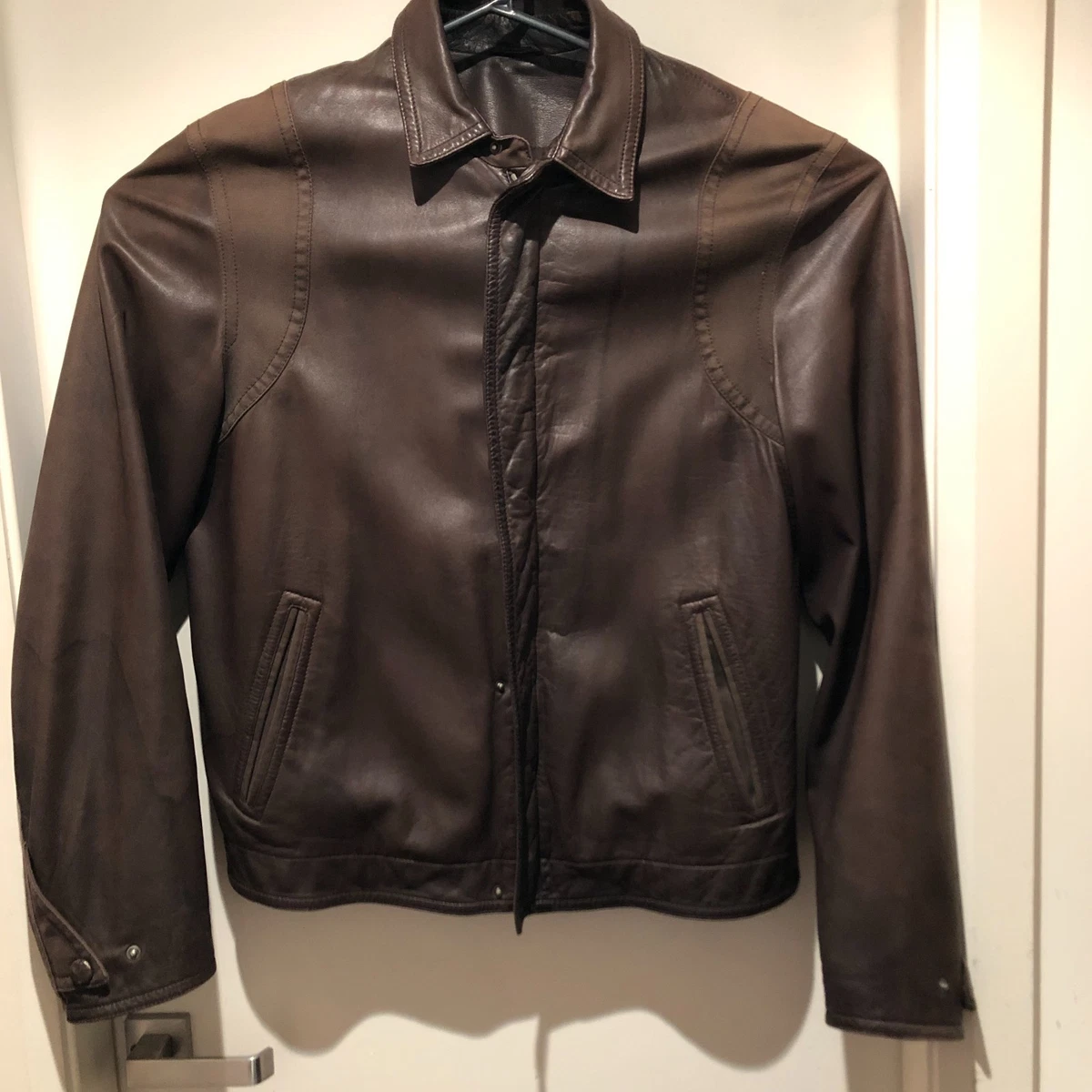 Ermenegildo Zegna Jacket Leather Outer Shell Coats, Jackets