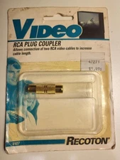 Recoton RCA Plug Coupler Adapter