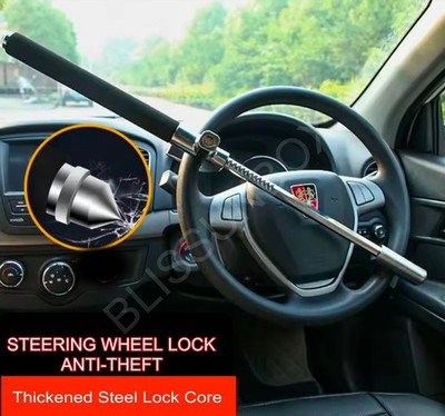 Für HONDA CIVIC EP3 FN2 FK8 SOLIDES LENKRADSCHLOSS STAHL AUTO DIEBSTAHLSICHERUNG