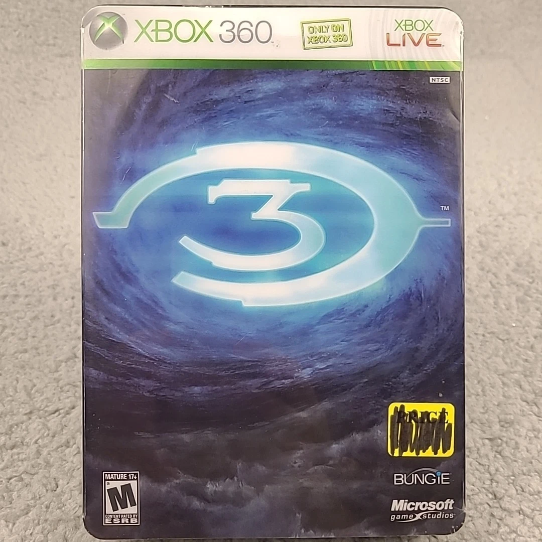 Jeu XBOX 360 HALO 3 Edition Limitée STEELBOOK - Complet En Très Bon état