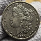 1903 S  MORGAN SILVER DOLLAR COIN SILVER EXTRA FINE SCARCE 1903-S
