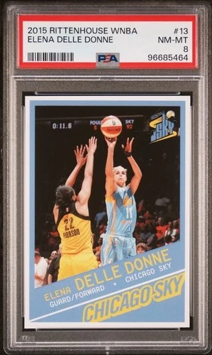 2015 Rittenhouse WNBA #13 Elena Delle Donne PSA 8 Chicago Sky Washington Mystics