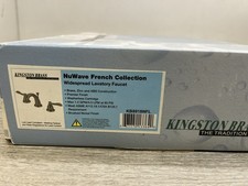 Kingston Brass KB8918NFL NuWave French 1.2 GPM Widespread Bathroom Faucet
