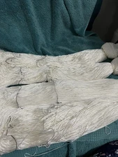 4 Bundles 23” Fringe Trim Sewing Dresses Crafts White