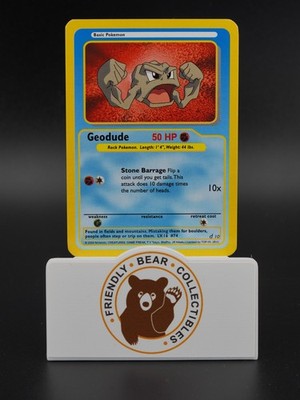Pokémon TCG Funskool Geodude #d10 Indian Banned TCG 2004