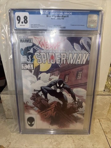 WEB of SPIDER-MAN #1 (Marvel Comics, 1985) CGC Graded 9.8 ~ White Pages