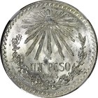 Mexico ESTADOS UNIDOS MEXICANOS Silver 1943 M Peso NGC MS65 GEM BU KM# 455 (21) — photo 4