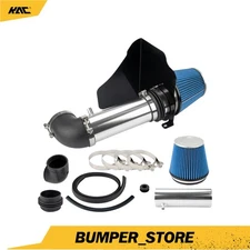 BLUE AIR INTAKE KIT + HEAT SHIELD FOR 05-10 Challenger 300C HEMI 5.7L 6.1L V8