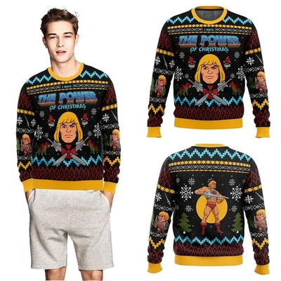 The Good Power of Christmas He-Man Ugly Christmas Pullover Jumper Christmas Gift