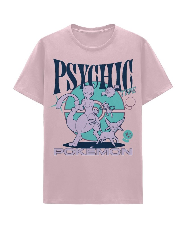 Pokemon Psychic Type Graphic T-Shirt LARGE