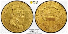 SASA 1803/2 Gold $5 Pcgs Unc Details