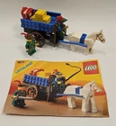 1990 LEGO SET 1877 CASTLE FORESTMEN CRUSADER’S CART COMPLETE WITH INSTRUCTIONS