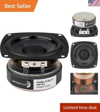 3" Dynamic Driver with Poly Cone for Car and Home Audio Systems